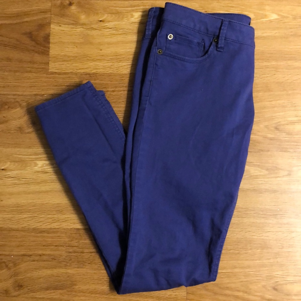 Express Low Rise Purple Jean Legging